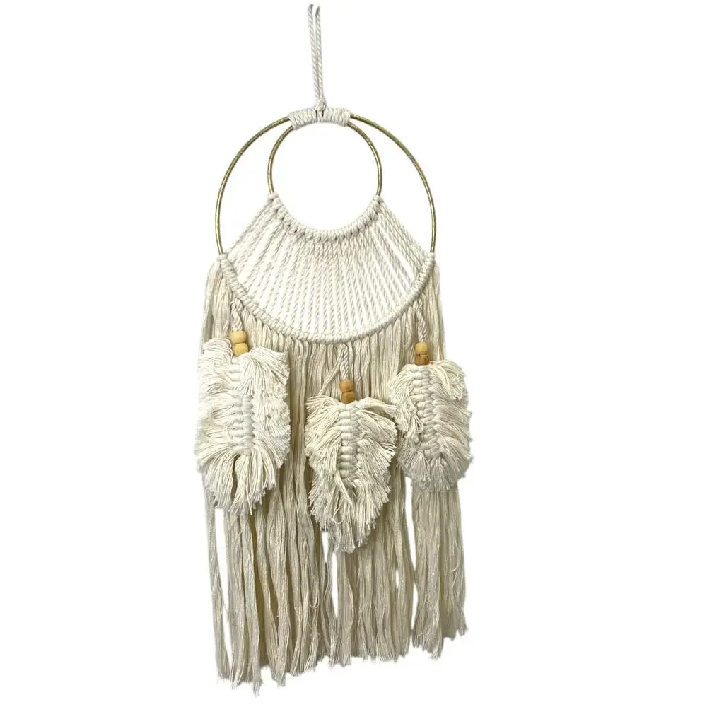 Macrame Wall Hanging Dreamcatcher Boho Hippie Festival Good Vibes Decor Tranquil